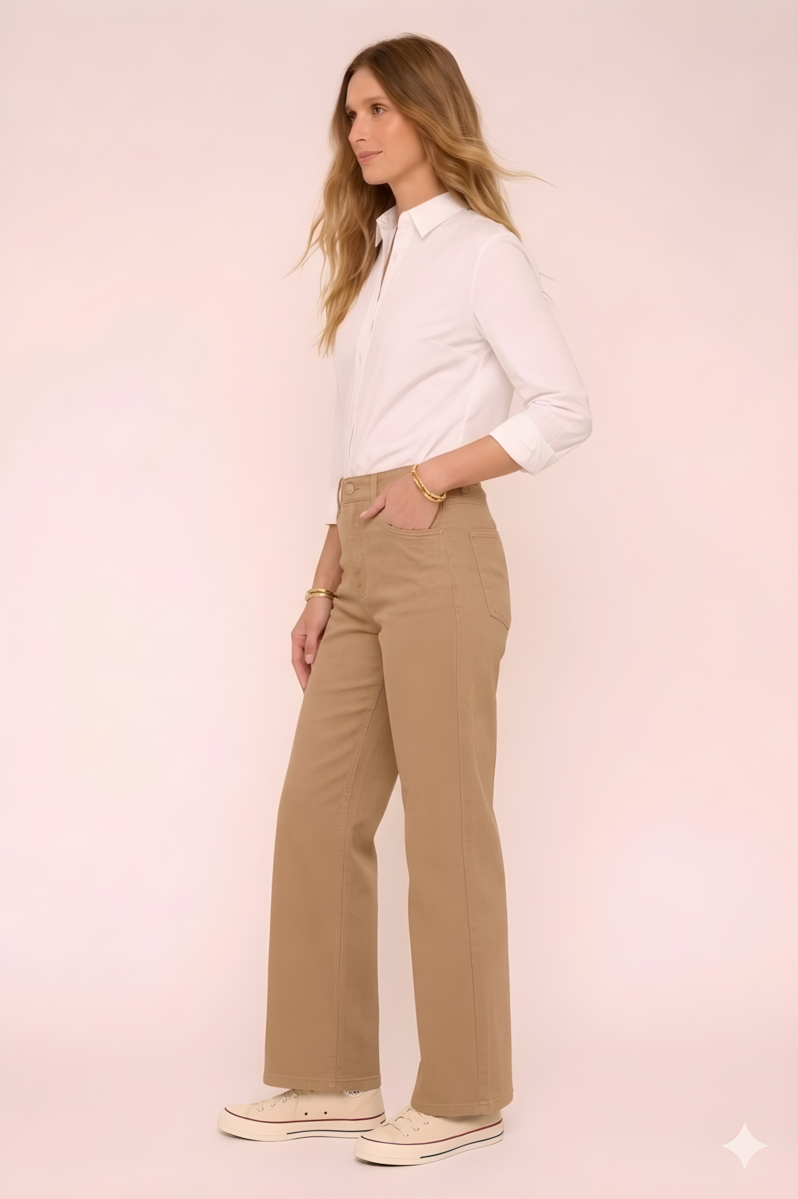 PANTALÓN LOUVRE SUNSET DRILL COLOR CAMEL